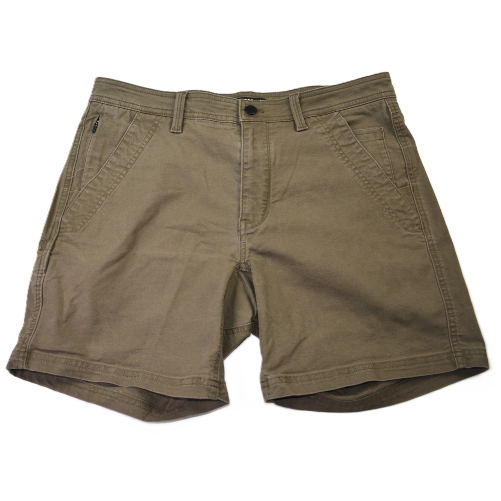 Proof Nomad Shorts Mens 32 Olive Green Repreve TruTemp 365 Stretch Travel Chino